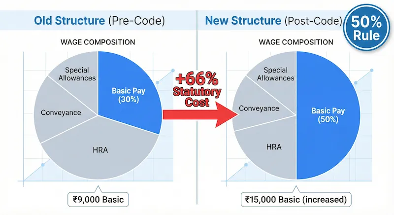 Wage restructuring under the 50% Rule