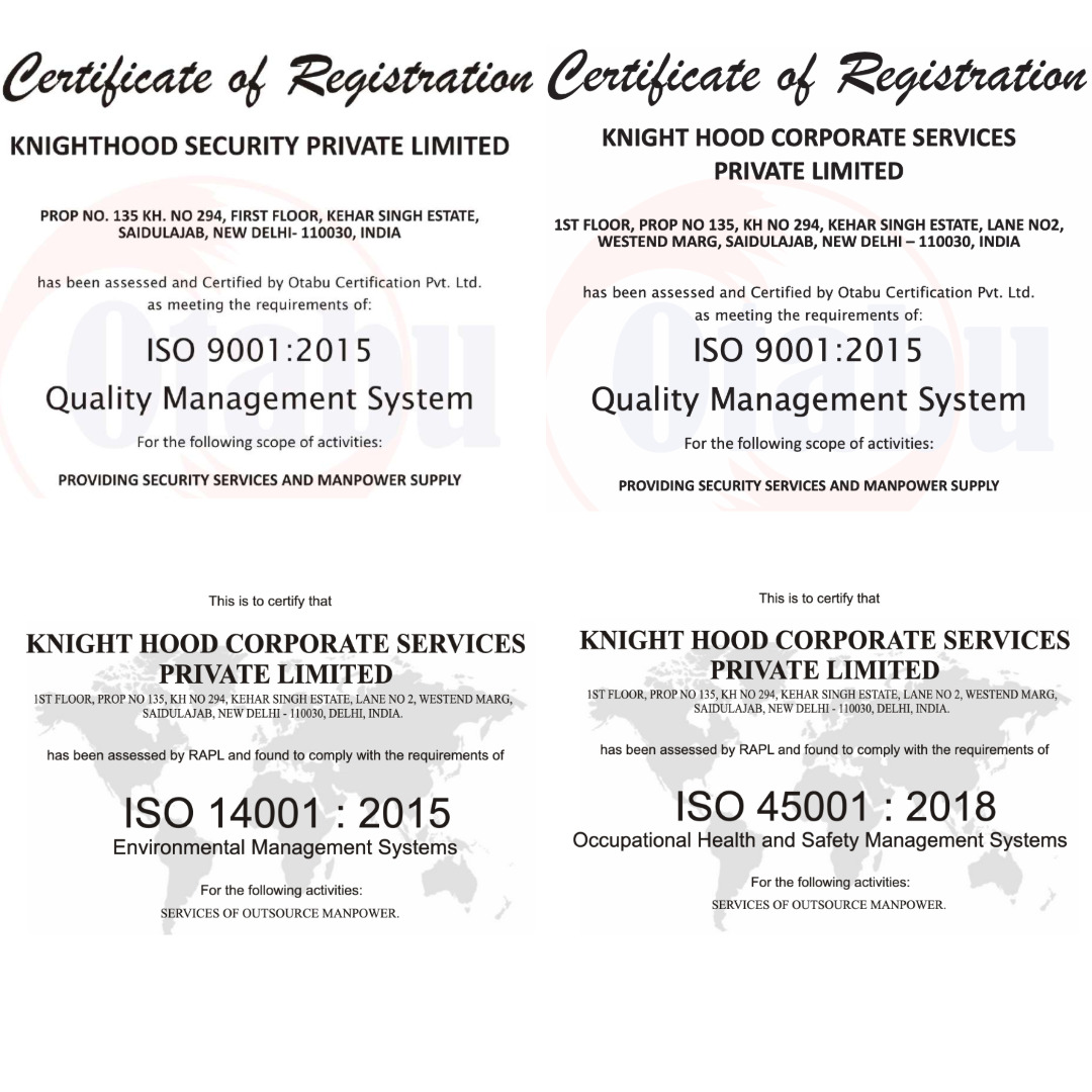 ISO Certification obtained by Knighthood